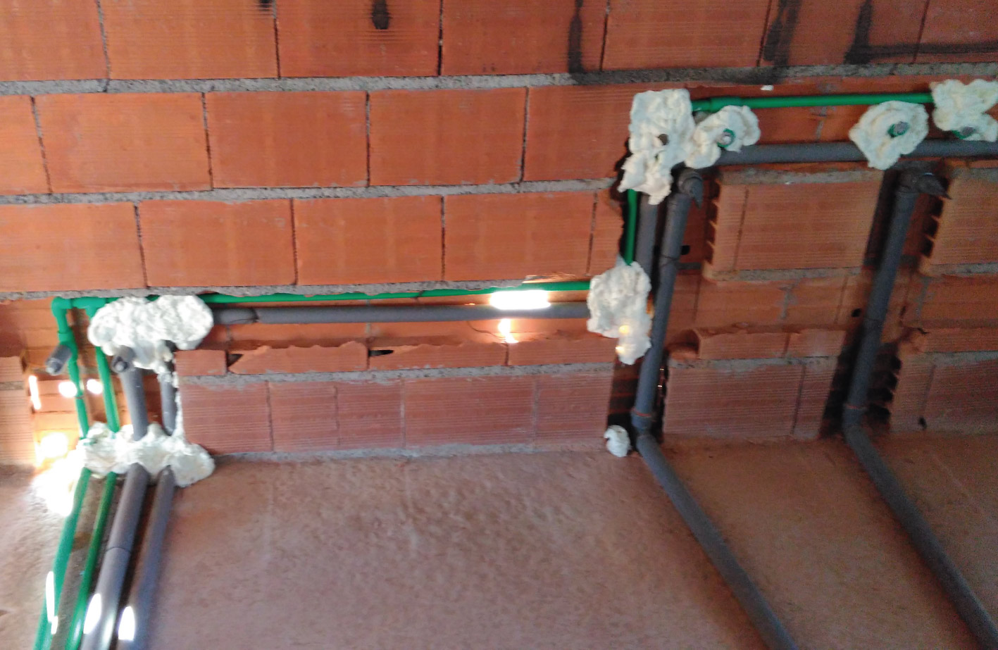 Redes de água quente e fria